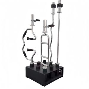 חדר כושר מארגן עם אחסון אנכי חבית עם מתלה אחסון אנכי חבלים 2 אינץ 'olymp מסלסל ברים ספורט בידור מוצר - Product Image 1