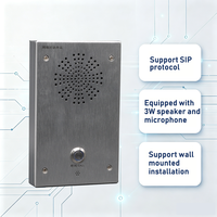 Interphone réseau SIP602, interphone vocal haute définition, coque anti-collision, contrôle d'accès d'usine, interphone vocal IP pour entrée