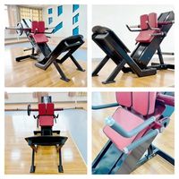 Machine de musculation professionnelle HV pour squats à 45 degrés, presse à jambes en acier pour usage commercial en salle de sport