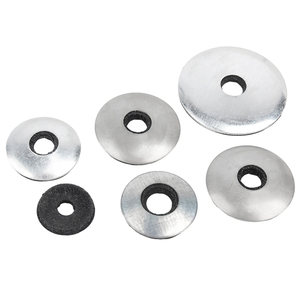 10 pièces/sac, rondelles d'étanchéité en acier inoxydable 304/plaqué zinc, joints en caoutchouc EPDM, joints étanches, joints antidérapants M4.2-M12 - Product Image 5