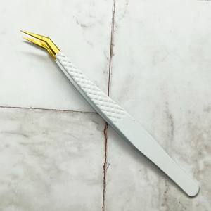 แหนบต่อขนตาสแตนเลสอุปกรณ์ต่อขนตาเพิ่มวอลลุ่มปรับแต่งโลโก้ได้ตามต้องการ - Product Image 3