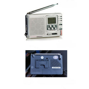 Portable <b>Digital</b> FM AM SW Multi Band Radio with LCD Display Alarm <b>Clock</b> Built in Speaker for Home Use - Product Image 4