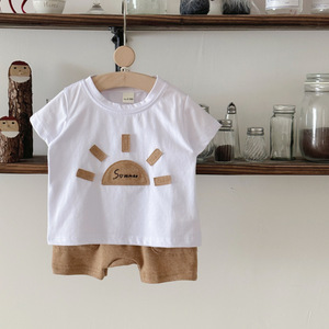2025 Summer Style Hot Selling Kleinkind Jungen Kleidung Set Casual Kurzarm Outfit für Babys - Product Image 4