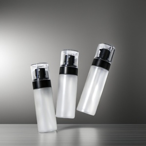 In Stock Round Plastic Cosmetic Mist Spray <b>Bottle</b> 60ml 80ml 100ml Cosmetic Packaging <b>Bottle</b> Skin Care Product Lotion <b>Pump</b> <b>Bottle</b> - Product Image 3
