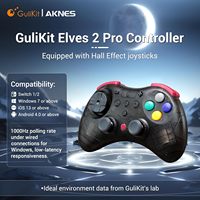 Control Inalámbrico para Juegos GuliKit Elves 2 Pro con Joystick de Efecto Hall para PC, Android y Switch