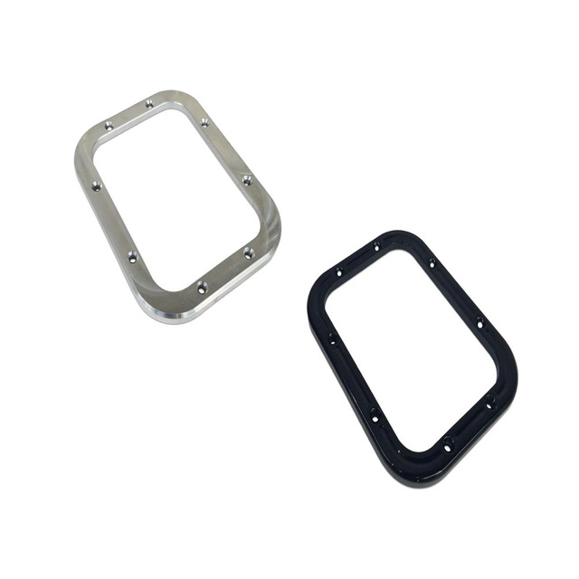 Custom Aluminum and Stainless Steel Faceplate for Amplifier for CNC Machining & Wire EDM Manufacturing Panel Parts