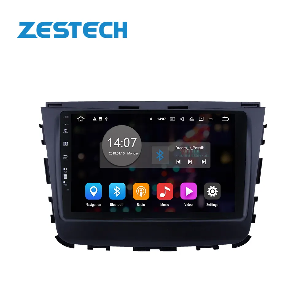 1 din Car Radio for Ssangyong Rexton 2018 Auto BT5.0 Audio GPS Navigation with Android 10 System