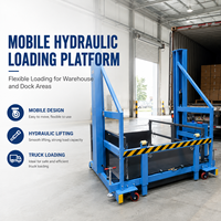 Niveleur de quai mobile 6-15 tonnes, rampe de chargement hydraulique portable pour conteneurs, rampe de chargement mobile