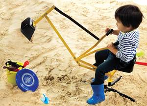 XIUNAN XDG002 mini luce divertente bambino <span class=keywords><strong>sandpit</strong></span> giocattoli per bambini ride on escavatore mini <span class=keywords><strong>digger</strong></span> per garden beach - Product Image 3