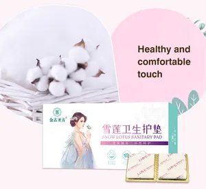 Produktion von natürlichen Kräuter-Menstruation kissen im Großhandel Einweg-ultra dünne, atmungsaktive Damen binden für Frauen