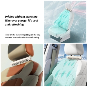Ventilador de Aire Acondicionado Inteligente para Reposacabezas de Coche, Velocidades Ajustables, Ventilador de Refrigeración para Reposacabezas Trasero Interior de Coche, Accesorios para Coche - Product Image 3