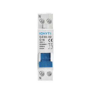 Mini disyuntor MCB curvo de 2P <span class=keywords><strong>C16</strong></span>, <span class=keywords><strong>1</strong></span> año de garantía con C, disyuntor monofásico MCB en miniatura - Product Image 1