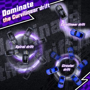 Auto RC Mini Drift EPT Scala 1/64 4WD ad Alta Velocità con Luci LED, 2.4GHz Proporzionale, 2 Velocità, per Adulti e Bambini - Product Image 4