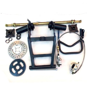 GY6 Scooter <span class=keywords><strong>moto</strong></span> 2 <span class=keywords><strong>roues</strong></span> modifier <span class=keywords><strong>3</strong></span> <span class=keywords><strong>roues</strong></span> ATV essieu arrière bras oscillant fourche - Product Image 2
