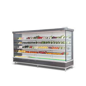 Refrigerador Multipuertas Abierto para Supermercado, Exhibición de Bebidas y Frutas, <span class=keywords><strong>Congelador</strong></span> <span class=keywords><strong>sin</strong></span> Puerta de Vidrio - Product Image 1