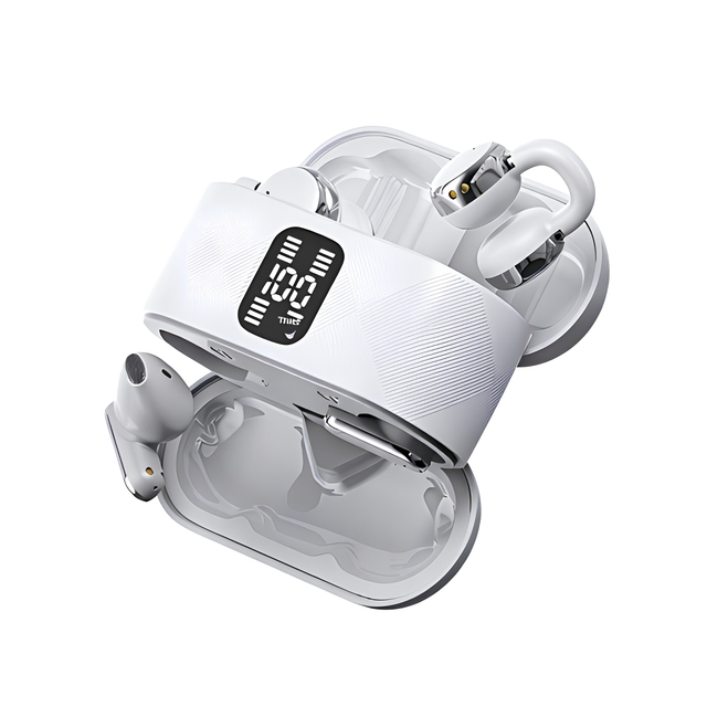 Best-selling Couples 4-Ear 2-in-1 Wireless Earphones Digital Display IPX4 Waterproof High Quality Stereo Sound ENC Noise