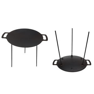 Moderno Braciere Portatile da Campeggio in Ghisa e Acciaio, Griglia BBQ Multifunzionale per Cottura all'Aperto a Carbone - Product Image 2