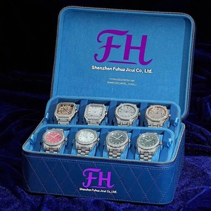 Prezzo all'ingrosso <span class=keywords><strong>orologio</strong></span> meccanico da <span class=keywords><strong>uomo</strong></span> 18K rosa in <span class=keywords><strong>oro</strong></span> galvanico popolare VVS Moissanite quadrante cinturino in <span class=keywords><strong>acciaio</strong></span> inossidabile - Product Image 5