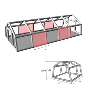 Grandi tende di salvataggio di emergenza in tela di sopravvivenza all'aperto pieghevoli professionali personalizzate - Product Image 4