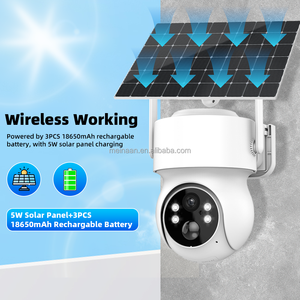 Caméra de sécurité IP PTZ sans fil extérieure alimentée par énergie solaire WiFi OEM 3MP 4MP 2K <span class=keywords><strong>ICSee</strong></span> - Product Image 2