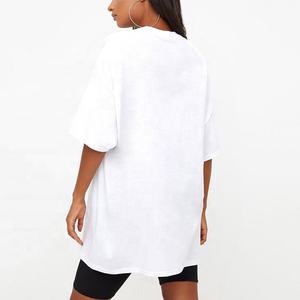 सादे रंग महिलाओं की टी-शर्ट और आकार की शर्ट महिलाओं 100% कस्टम लोगो के साथ कपास टी शर्ट - Product Image 3