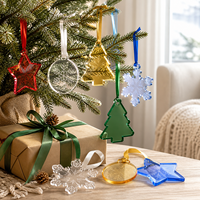 Personalisierter Acryl-Weihnachtsschmuck mit Eigenem Logo, Hängende Dekoration, Weihnachtsparty-Geschenk, Großhandel