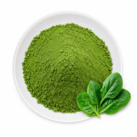 Poudre d'épinards en vrac 100% naturelle, riche en fer et en chlorophylle, pour smoothies, pâtisseries, pâtes et boissons santé, vente en gros