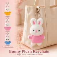 Porte-clés en peluche personnalisé en usine, 8 couleurs, lapins, logo CE OEM, 10 cm, breloque de sac en peluche, cadeau du Nouvel An, CUIMORAH, polyester, unisexe