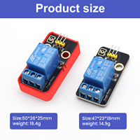 Bloques de Construcción Electrónicos STEM Keyestudio, Relé de un Solo Canal de 5V para Programación Arduino