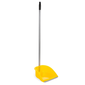 Paletta con manico lungo in plastica gialla per la pulizia dei detriti del pavimento - Product Image 2