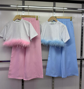 Nuevo Conjunto Casual de Pantalones de Encaje con Mangas Cortas, Disponible al por Mayor - Product Image 3