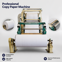 Máquina de fabricación de papel cultural de 1092 mm para papel de copia A4, 60-150 m/min, máquina de pulpa de bagazo de alta eficiencia