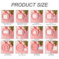 Valentijnsdag Koekjesvorm Hart Lip Cookie Cutter Acryl Fondant Schimmel Stempel Voor Cake Decoreren