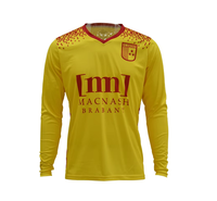 T-shirts personnalisés à manches longues, col rond, jersey, t-shirt de joueur personnalisé, sublimé, unisexe, pour moto, jeux, athlétisme, e-sport