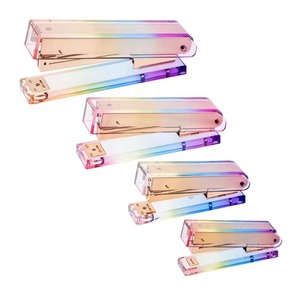 JSM warna-warni bersinar Mini logam 26/6 Stapler 26/4 dan Nailer untuk penggunaan kantor - Product Image 5
