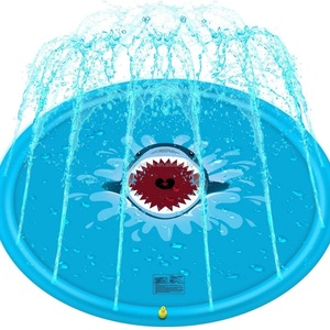 Tapis de jeu aquatique gonflable en PVC de 170 cm pour enfants, pour l'extérieur, pour les jeux d'eau, pour les installations de divertissement aquatique en plein air - Product Image 3