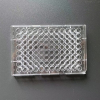 Plaque ELISA en verre de quartz fondu à haute transmission optique et haute résistance à la corrosion, 96 puits, haute qualité de soudure et de découpe