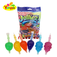 Bonbons liquides en forme de fruits à presser de qualité supérieure, méga mélange de saveurs assorties, sachet, cadeau pour enfants