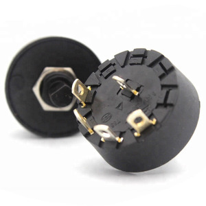 Black 6a 250v 4 Position Round Rotary Selector <b>Switch</b> for Fan Oven - Product Image 6