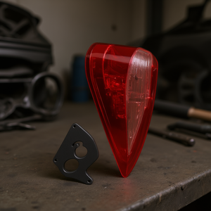 New Red Front LED Tail Light Assembly Mounting <b>Bracket</b> for for 2017-2019 LE Extended Right Side <b>Plastic</b> Replacement - Product Image 2