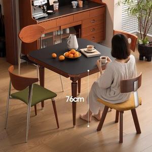 Vintage Style Solid Wood Convertible Dining <b>Table</b> And Chair Set 6 Piece Midcentury Modern <b>Pine</b> Dining Room Set - Product Image 4