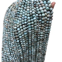 Dongguan Aita Larimar AB naturel perles de pierre rondes en vrac 4mm 6mm 8mm brins petites quantité minimale de commande pour bracelet bijoux bricolage