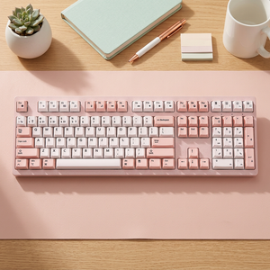 Clavier mécanique silencieux sans fil HengYu Cherry Axis 108 touches, triple mode, pleine taille, pour jeux, interface USB Type-C, anti-ghosting, nouveau - Product Image 1