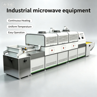 Nouvelle machine de séchage et de durcissement industrielle à micro-ondes à bande continue, fournie directement par l'usine