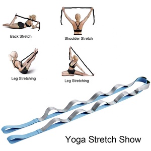 Có Thể Điều Chỉnh D-Ring Khóa Cho Kéo Dài Tập Thể Dục Tập Thể Dục Kỹ Thuật Số In Ấn Đầy Đủ Polyester Yoga Dây Đeo - Product Image 4