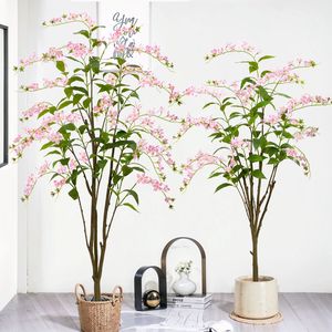 Plante verte d'intérieur pour la décoration de la maison, plante de <span class=keywords><strong>jasmin</strong></span> suspendue en pot, plante décorative pour les maisons d'hôtes et les hôtels, plante verte artificielle - Product Image 1