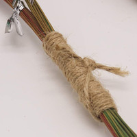 100% doğal jüt örgülü bükme halat DIY dekorasyon kordon 2mm ~ 10mm geri dönüşümlü Sisal ambalaj halat