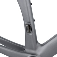 Cadre de vélo de montagne en fibre de carbone Zhuite R12pro avec passage interne des câbles, aérodynamique, freins à disque doubles, axe traversant
