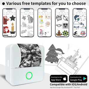 Cámara Digital para Niños con Impresora, Todo en Uno, Juguete de Regalo con Impresión Instantánea sin Tarjeta, Memoria Integrada para Niños y Niñas - Product Image 3