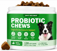 Friandises probiotiques naturelles pour chiens et chats : soutien quotidien de la santé intestinale, de la fonction immunitaire, de la digestion et du bien-être général
